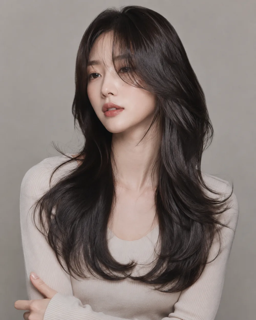 헤어샘 여성 레이어드컷 스타일
